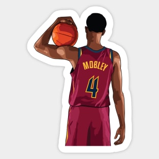 Evan Mobley Vector Back Sticker